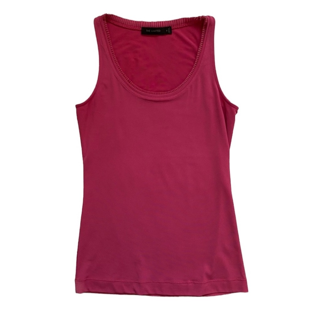 The Limited pink stretch sleeveless top